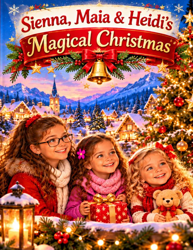 Cover of Sienna, Maia & Heidi’s Magical Christmas